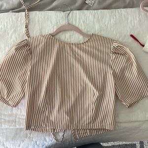 Bailey Rose Striped Crop Top